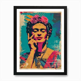 Frida Kahlo Vintage Poster Art Print