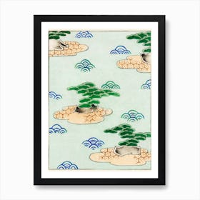 Landscape Illustration, Shin Bijutsukai Art Print