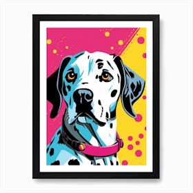 Pop Art Dalmation 4 Art Print