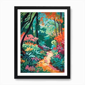 Descanso Gardens Usa Painting 6 Art Print