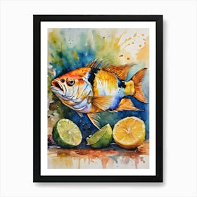 Tequila Splitfin Fish 1 Art Print