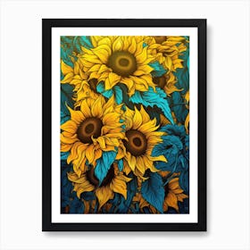 Sunflowers 86 Art Print