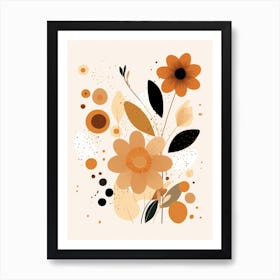 Abstract Floral Pattern Art Print