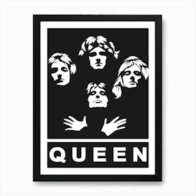 Queen Band WPAP Art Print