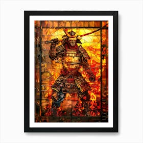Samurai Warrior 4 Art Print