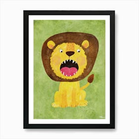 Lion Print Art Print