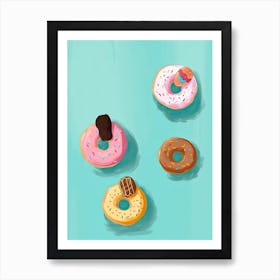 Donut Pool Float 1 Art Print