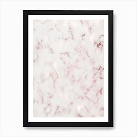 Pink Marble Art Print