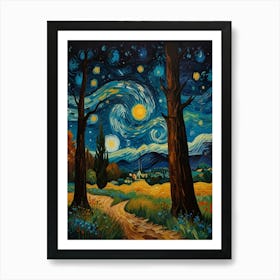 Starry Night 32 Art Print