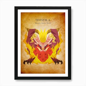 Teostra Vintage Art Print