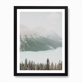 Canadian Mountain Lake Art Print