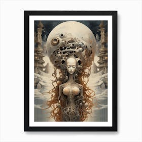 Surrealist Woman Art Print