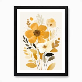 Yellow Flowers 3 Art Print