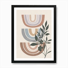 Abstract Leaves 22 Art Print