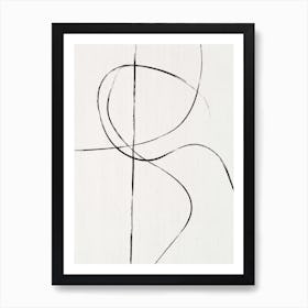 Minimalist Line Art 2 Art Print