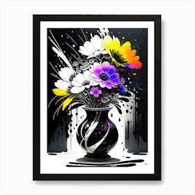 Flowers In A Vase 5 Art Print