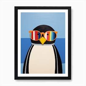 Little Penguin 2 Wearing Sunglasses Art Print