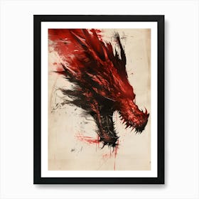 Dragon Head 1 Art Print