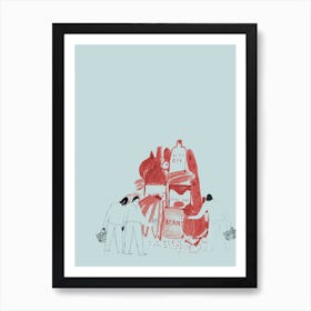 Shoppers Art Print