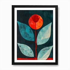 Red Flower 4 Art Print