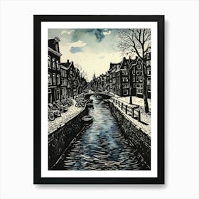 Amsterdam Canal 3 Art Print