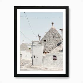 Traditional Trulli Houses In Puglia In Italy Art Print
