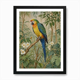 Parrot In The Jungle no1 Art Print