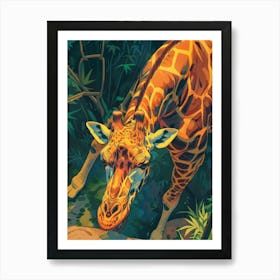 Giraffe 204 Art Print