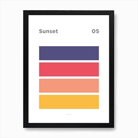 Sunset Sky Series 05 Art Print
