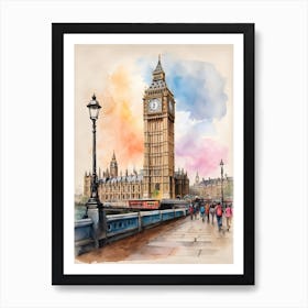 Big Ben Clock In London Art Print