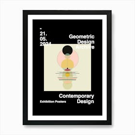 Geometric Design Archive Poster 15 Art Print