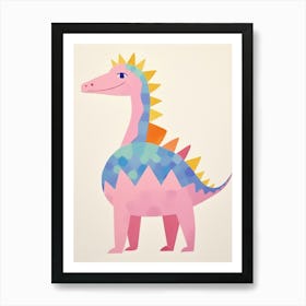 Nursery Dinosaur Art Stegosaurus 2 Art Print