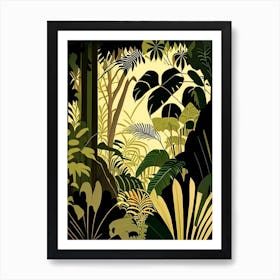 Majestic Jungle 1 Rousseau Inspired Art Print