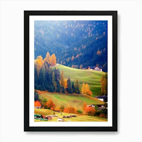 Autumn In The Alps 5 Art Print