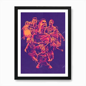 Cristiano Ronaldo Foot Ball Soccer cr7 Art Print