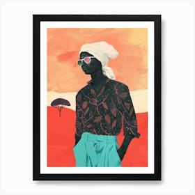 African Woman 87 Art Print