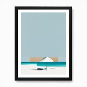 Ambergris Cay Turks And Caicos Simplistic Tropical Destination Art Print