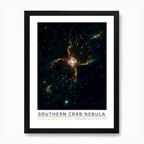 Southern Crab Nebula Art Print