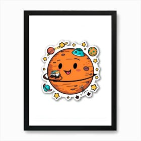 Venus Sticker Art Print