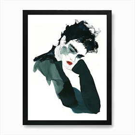 Portrait Of A Woman 227 Art Print