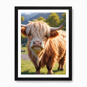 Highland Cow 27 Art Print