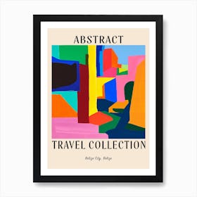 Abstract Travel Collection Poster Belize City Belize 5 Poster