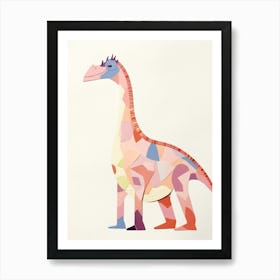 Nursery Dinosaur Art Parasaurolophus 6 Art Print