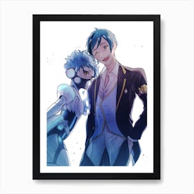 Anime Couple 2 Art Print