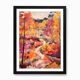 Autumn Gardens Painting Rosendals Trdgrd Sweden 3 Art Print