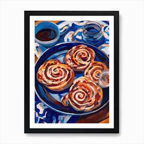 Cinnamon Rolls Painting 1 Art Print