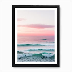 Blacksmiths Beach, Australia Pink Photography 2 Art Print