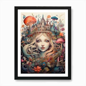 Fairytale Girl Art Print