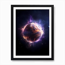 Nebula In Space Art Print