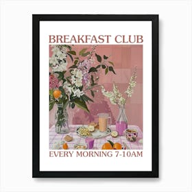 Breakfast Club English Breakfast 1 Art Print